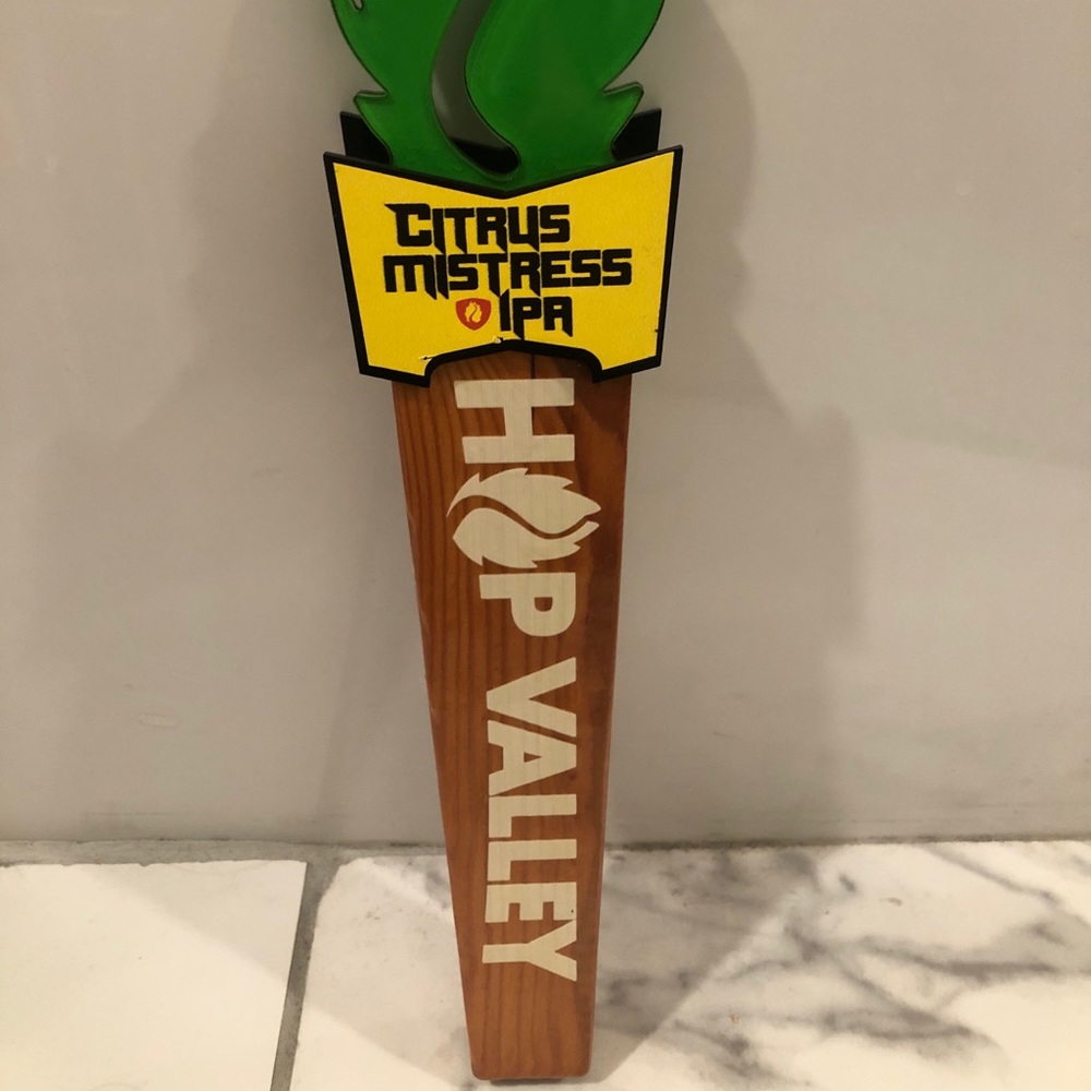 Hop Valley Citrus Mistress IPA Tap Handle